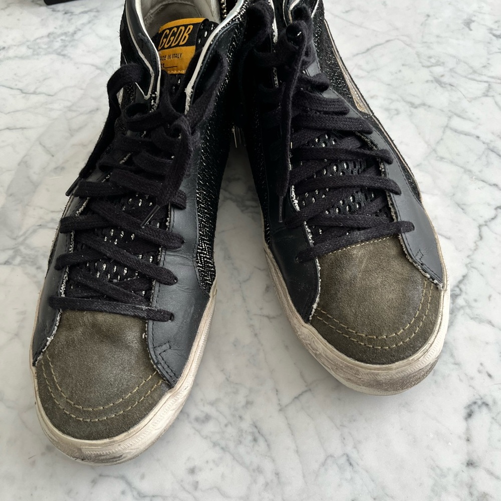 Golden Goose Men’s Slide High Top  Sneaker Size 44